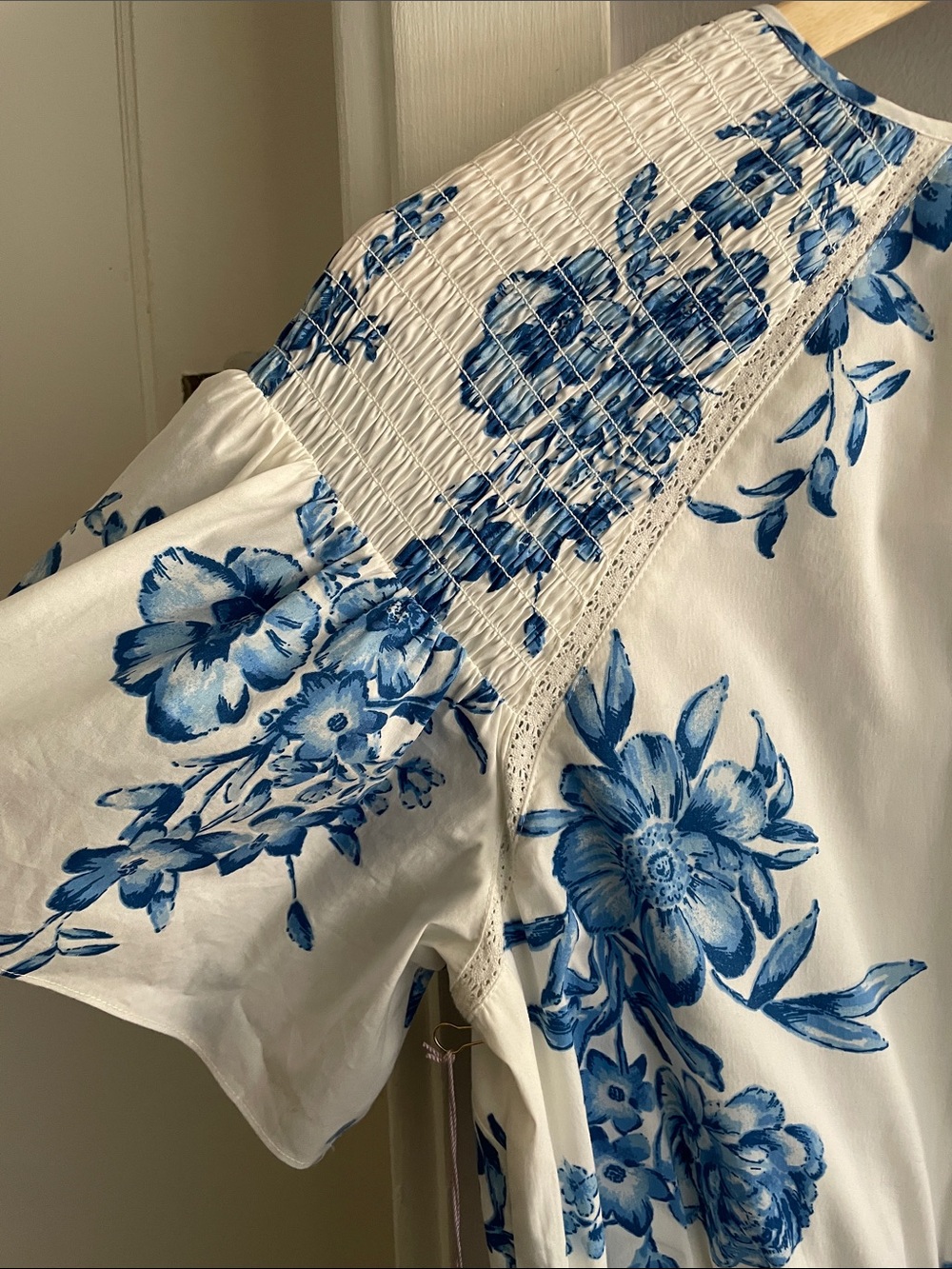 NWT Rachel Parcell floral tiered dress with ruffle sleeves- Medium - Picture 5 of 15
